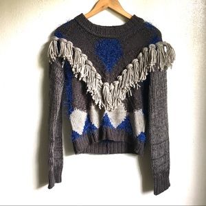 For Love and Lemons Tassel Knitz Sweater